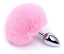 PompomCharm® – Plug Rosa em Aço Inox