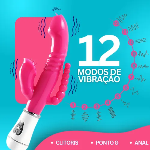 Vibrador 3 em 1 - Ponto G