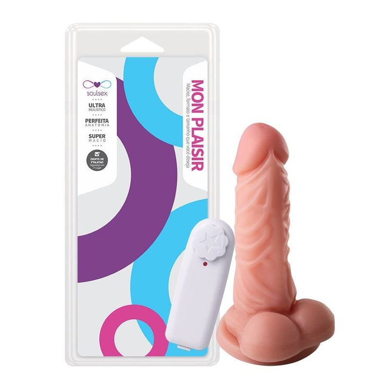Vibrador Com Ventosa E Veias 14x3,7cm