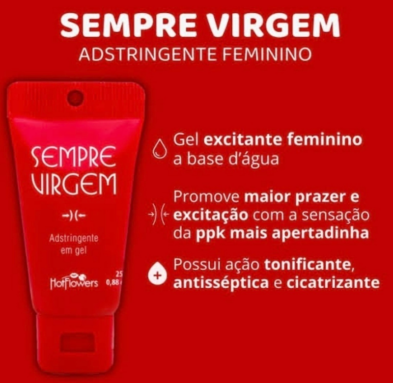 Adstringente Sempre Virgem (deixa a mulher mais apertada)