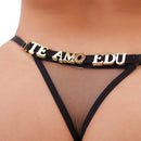 Calcinha Personalizável Frase & Nomes