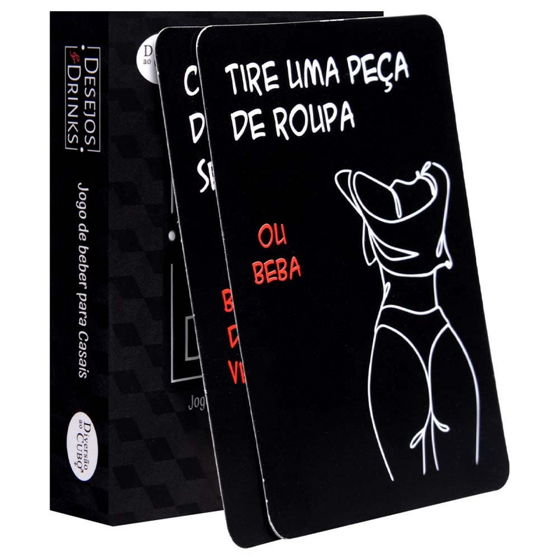 Baralho Desejos E Drinks Para Casais