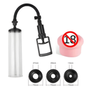 KIT - Bomba Manual 19.5CM + 3 ANEIS (P/M/G)